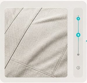 Close-up technical garment fabric detail